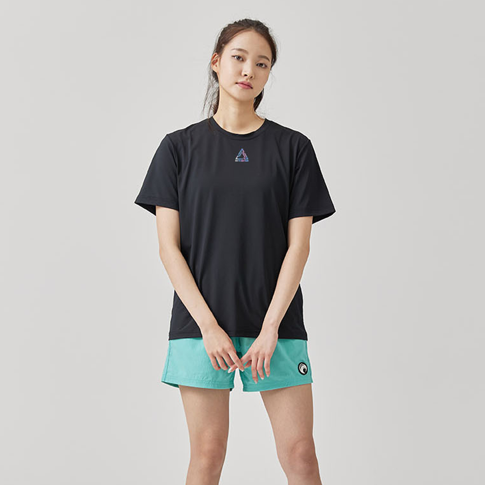 유니 에어로쿨 티셔츠 블랙